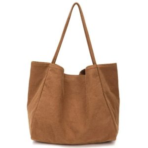 sac en toile fourre tout camel