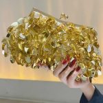 sac à sequin doré