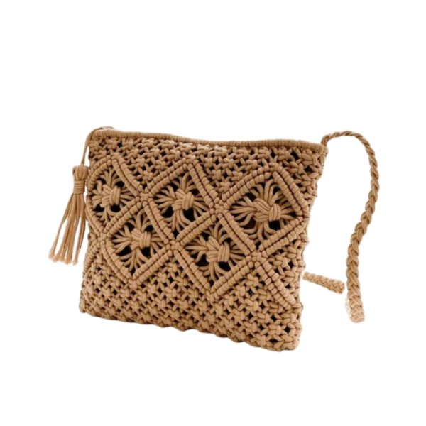 pochette macramé bohème