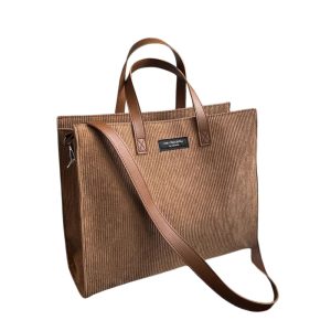 sac cabas velours côtelé