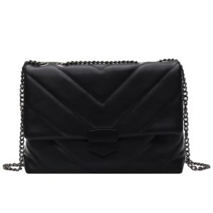 sac à main femme matelassé noir