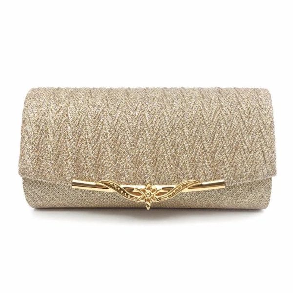 Pochette Soirée Luxe dorée