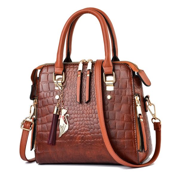 sac bandoulière tendance croco