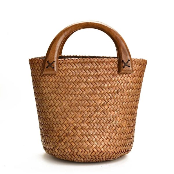 sac à main panier en osier