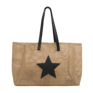 grand sac à main en raphia indémodable