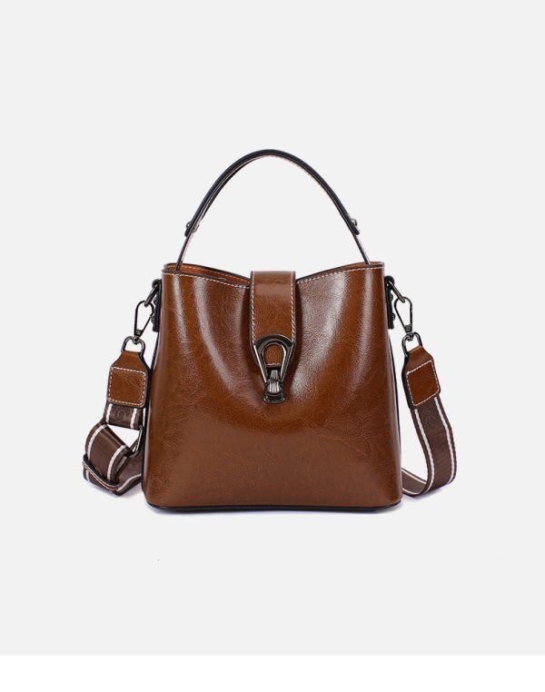 sac bandoulière en cuir marron