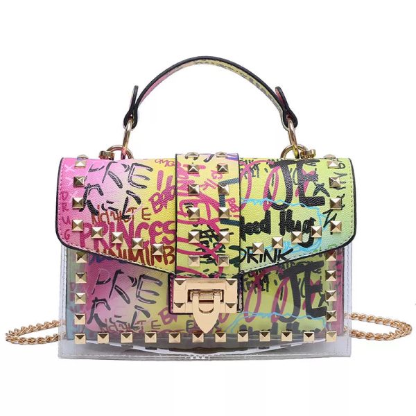 sac bandoulière tendance graffiti