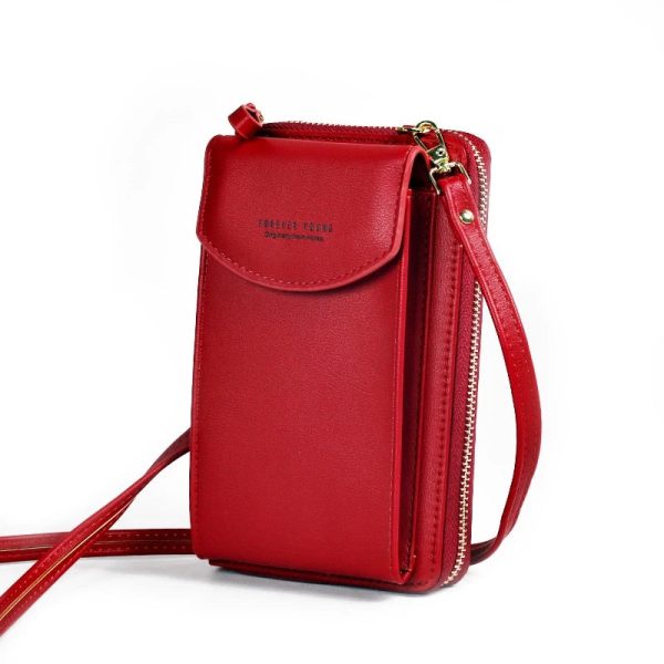 pochette portefeuille bandoulière femme