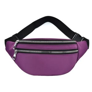 sac banane tissu femme violet