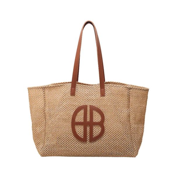 sac de plage en paille