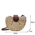 sac tendance paille demi lune
