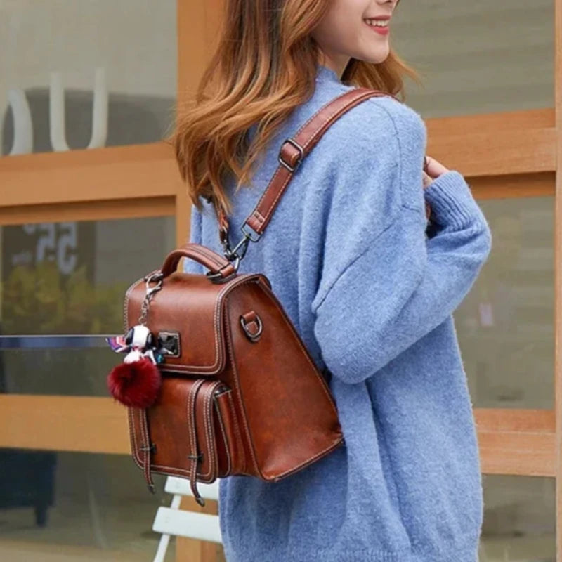 accessoire vintage marron