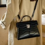sac cuir noir élégant