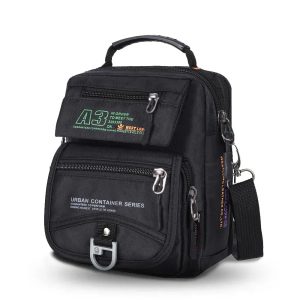 petite sacoche urbaine homme noir