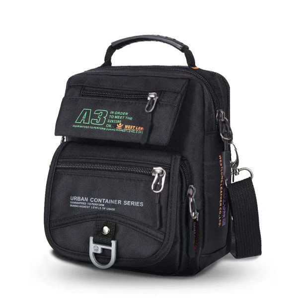 petite sacoche urbaine homme noir