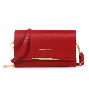 pochette portefeuille en cuir synthétique