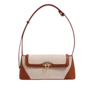 Sac à Main Baguette Simili à Bandoulière Réglable