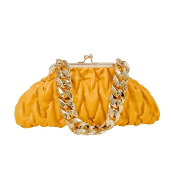 sac bandoulière tendance avec chaîne dorée