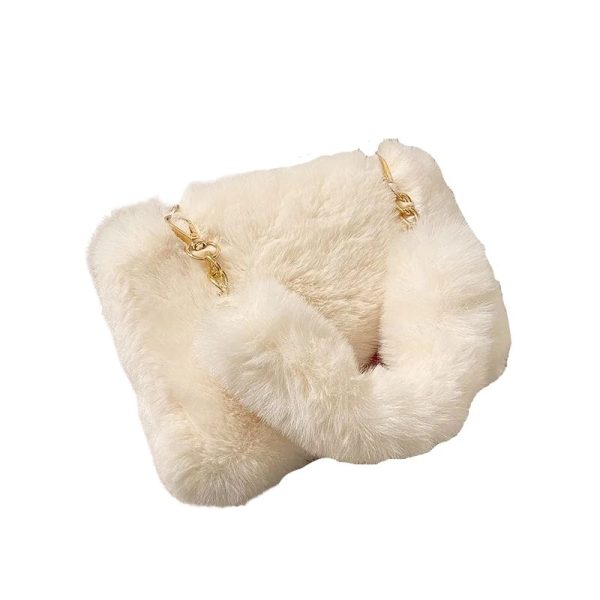 sac à main fausse fourrure doux et élégant