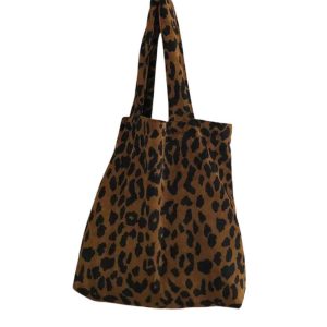 sac à main léopard en toile