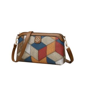 sac à main motif géométrique