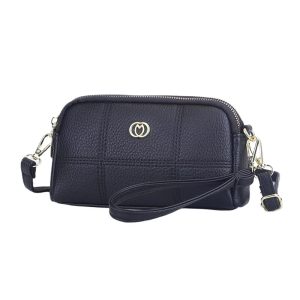 sac pochette bandoulière cuir femme