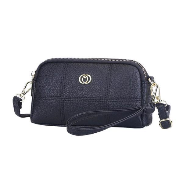 sac pochette bandoulière cuir femme