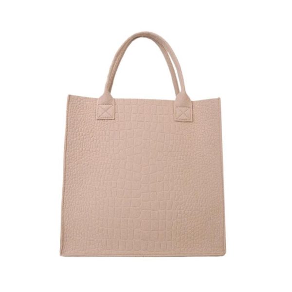 sac tote effet matelassé et décontracté