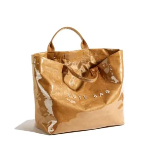 Sac fourre-tout en PVC rétro décontracté